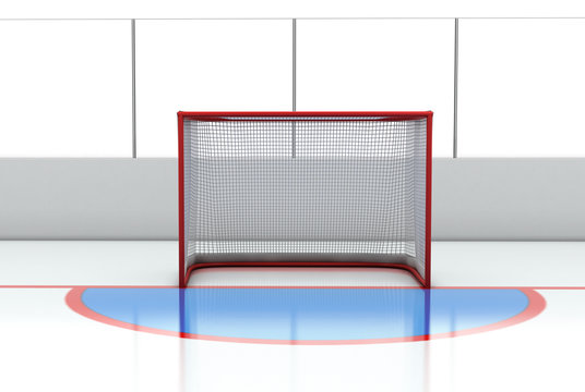 Hockey gates at hockey rink