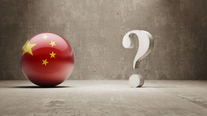 China. Question Mark Concept.