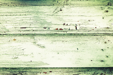 Obraz premium Old painted wood wall - texture or background