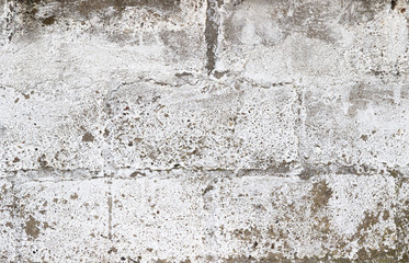 Old stucco white wall background or texture