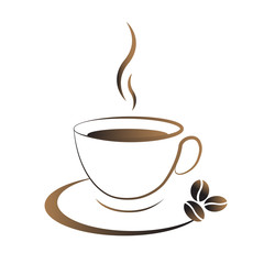hot coffee cup icon