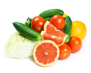 Fresh fruits and vegetables