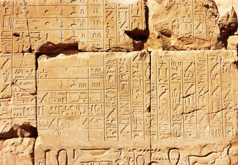 Old Egypt Hieroglyphs