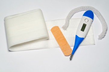 Bands and thermometer