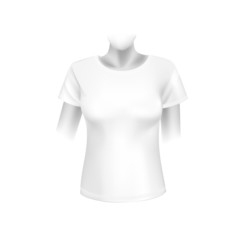 Vector White Women T-shirt