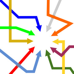 Pfeile abstrakt #150208-04