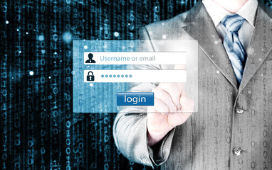 login and password