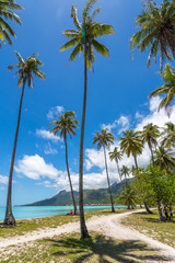 Plage polynésienne