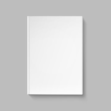 Vector Blank Cover For Book Or Magazine Template