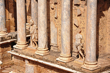 Teatro romano de M√©rida, Hispania, arquitectura romana © luisfpizarro