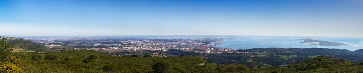 Setubal overview panorama