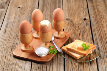 Boiled eggs