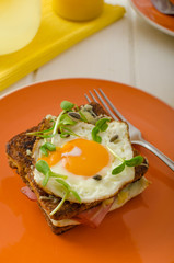 Croque Madame - french baked toast