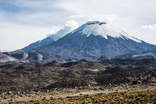 arinacota Volcano, Lauca, Chile
