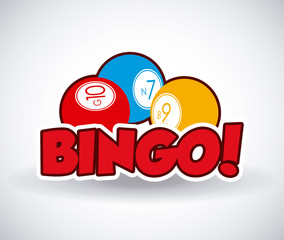Bingo design, vector illustration.