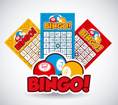 Bingo design, vector illustration.