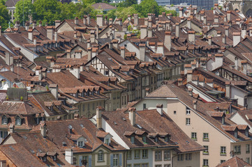Fototapeta na wymiar View of Bern or Berne, the capital city of Switzerland