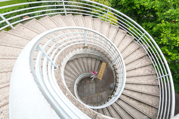 Fototapeta premium Spiral stairs