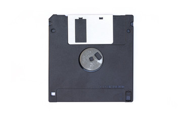 floppy disc on white background