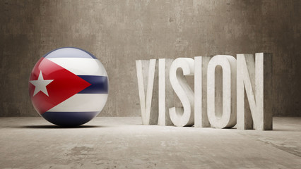 Naklejka premium Cuba. Vision Concept.