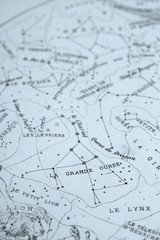  アンティークの天体図