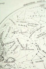  アンティークの天体図