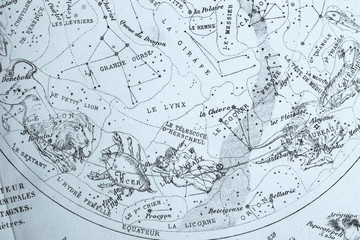  アンティークの天体図