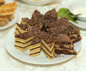 Chocolate puff pie