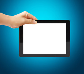 Holding touch screen tablet