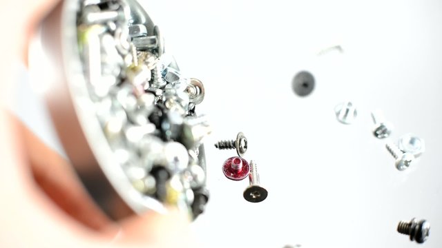 the watchmaker with tweezers and a screw-driver repairing