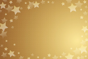 背景テンプレート　星　ポストカード