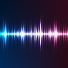 Abstract music equalizer. colorful vector illustration.