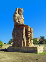 Fototapeta premium Egypte colosses de Memnon
