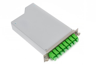 Fiber optic casette with SC connectors isolated