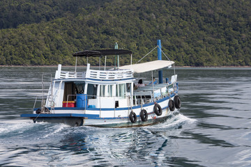 Boat at sea