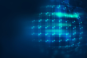 colorful  geometric grid  and blur abstract background