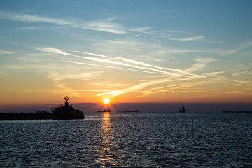 Tanker in the bay of Trieste