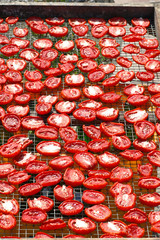 Fototapeta na wymiar Dried tomatoes