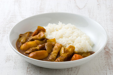 ポークカレー　カレーライス