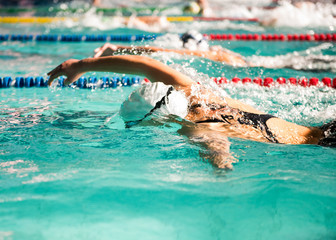 freestyle girl swimmer