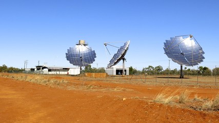 Solar farm, Windorah, Queensland, Australia