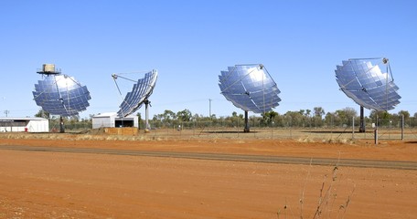 Solar farm, Windorah, Queensland, Australia