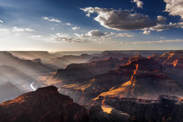 Obraz premium Sonnenuntergang am Hopi point, Grand Canyon