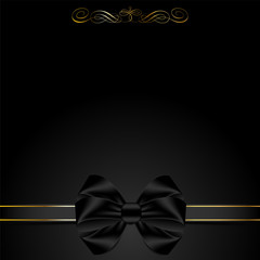 Premium background with bow