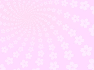 背景　桜うずまき2