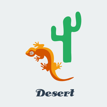 Vector desert iguana