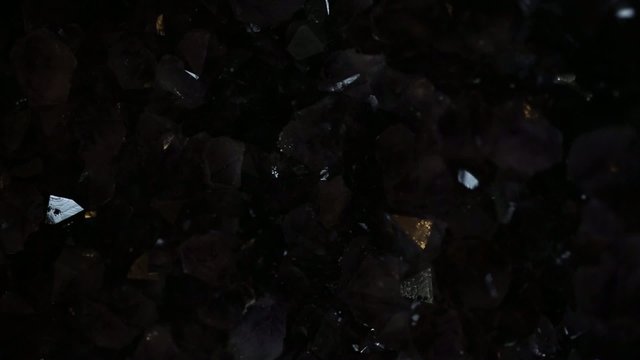 amethyst raw crystal light sweep