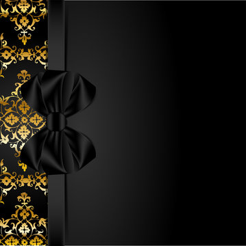 Premium background with bow