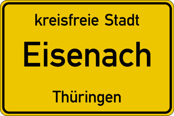 Eisenach in Thüringen