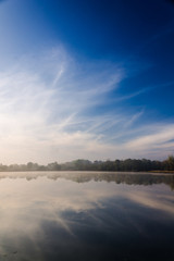 Lake in the morning.